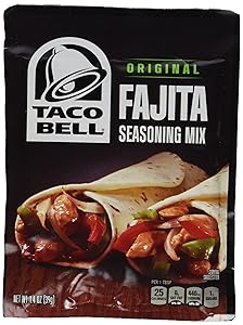 Taco Bell Fajita Taco Seasoning Mix, Original, 1.4 Ounce (Pack of 3)