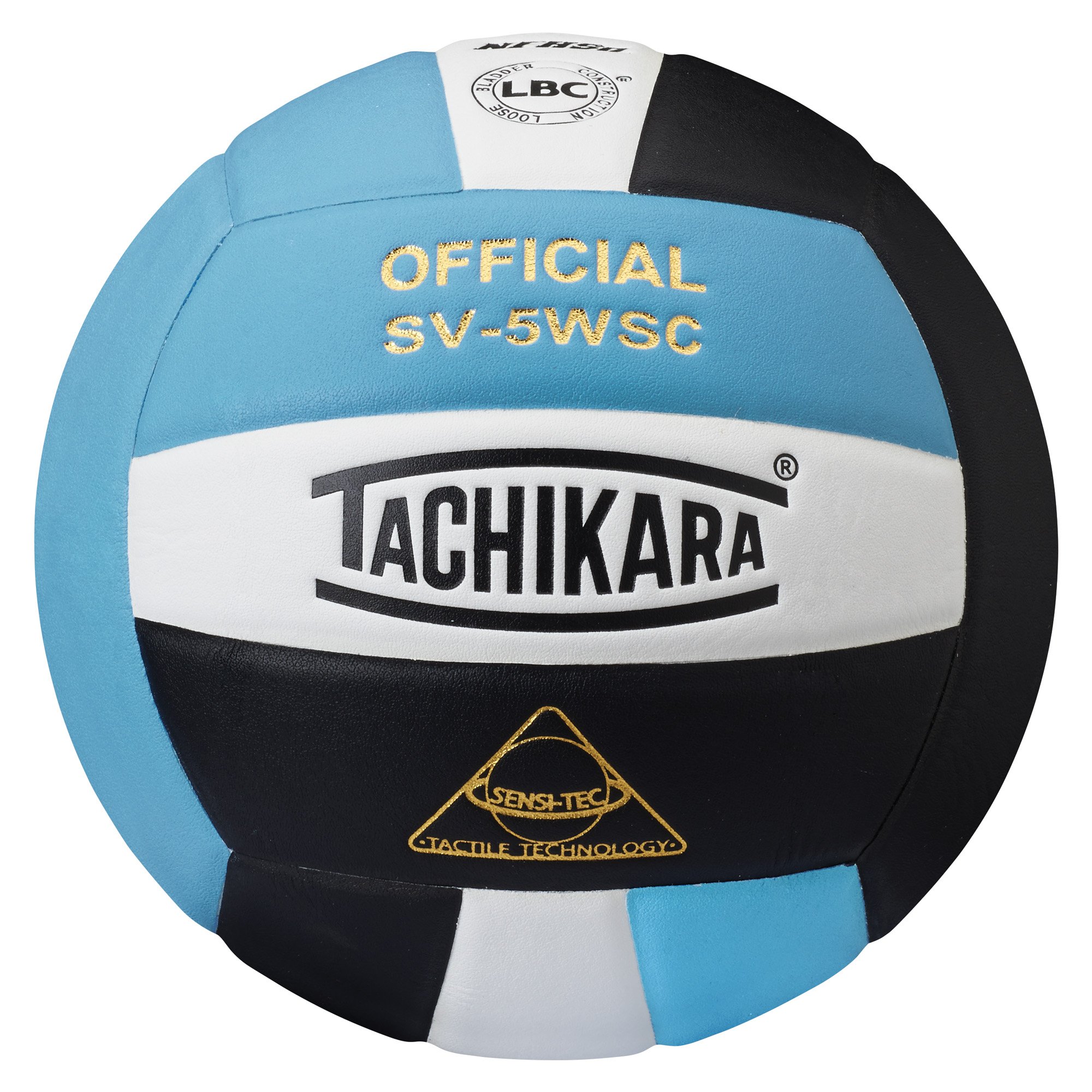 Photo 1 of Tachikara SV5WSC Sensi-Tec® Composite High Performance Volleyball (Powder Blue/White/Black) - SV5WSC.PBWB