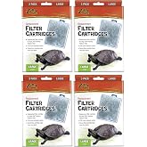 Zilla Replacement Filter Cartridges, Large, 12 Pack | For Deluxe and Premium Aquatic Turtle Kits