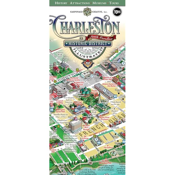 Tourist map of downtown charleston | Mattgrangerphotography.com