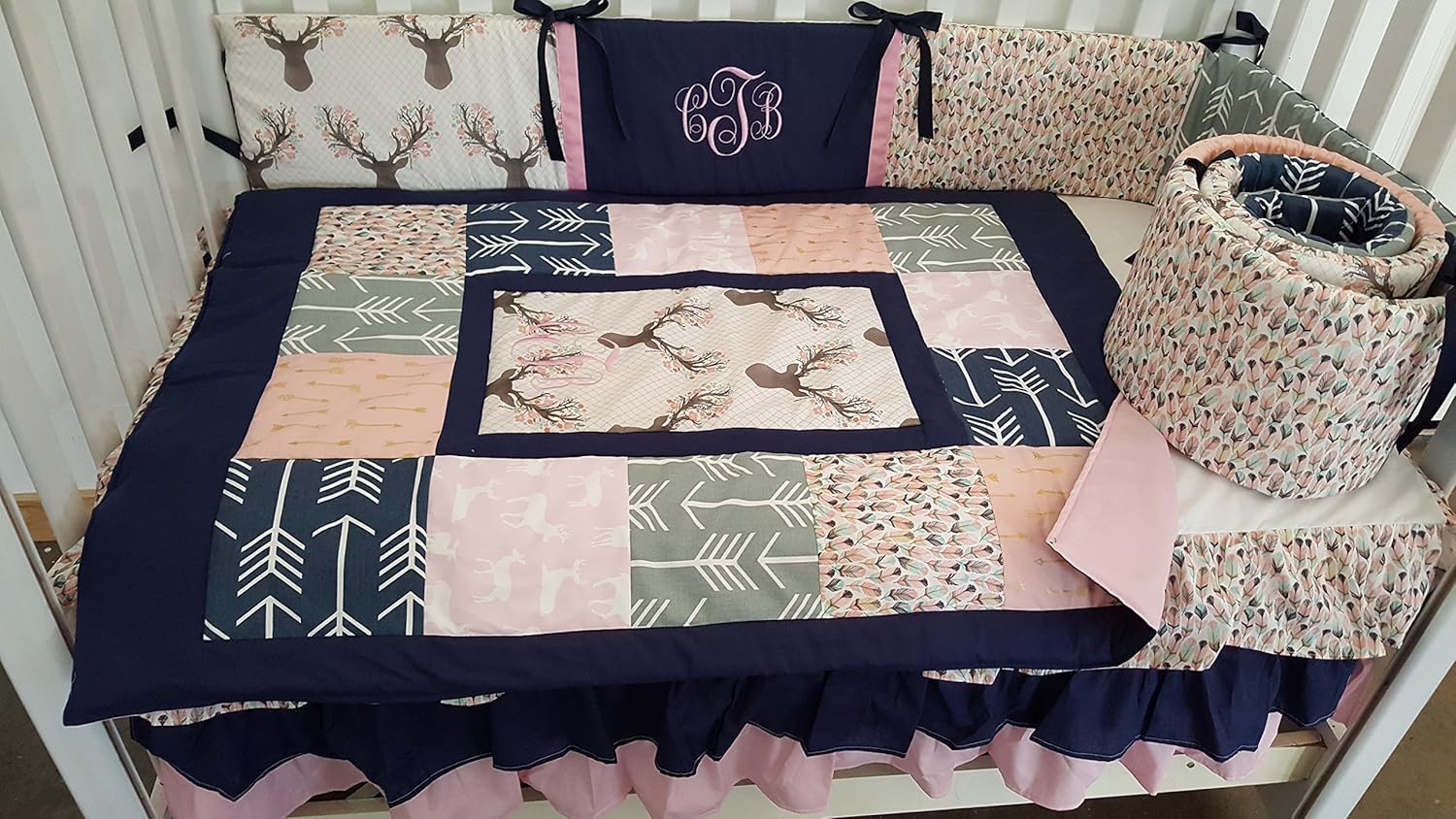 baby girl woodland bedding
