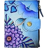 Anna by Anuschka Women's Hand Painted Genuine Leather Ladies Wallet