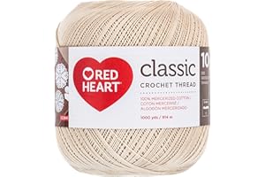 Red Heart Crochet Thread Special 1 Pack of Crochet - Cotton - Size 10-1000 Yards - Knitting/Crochet