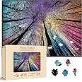 BUHAH Gradient Puzzle 1000 Teile – Schwer, Farbenfroh, 70x50 Cm, Mit Referenzposter