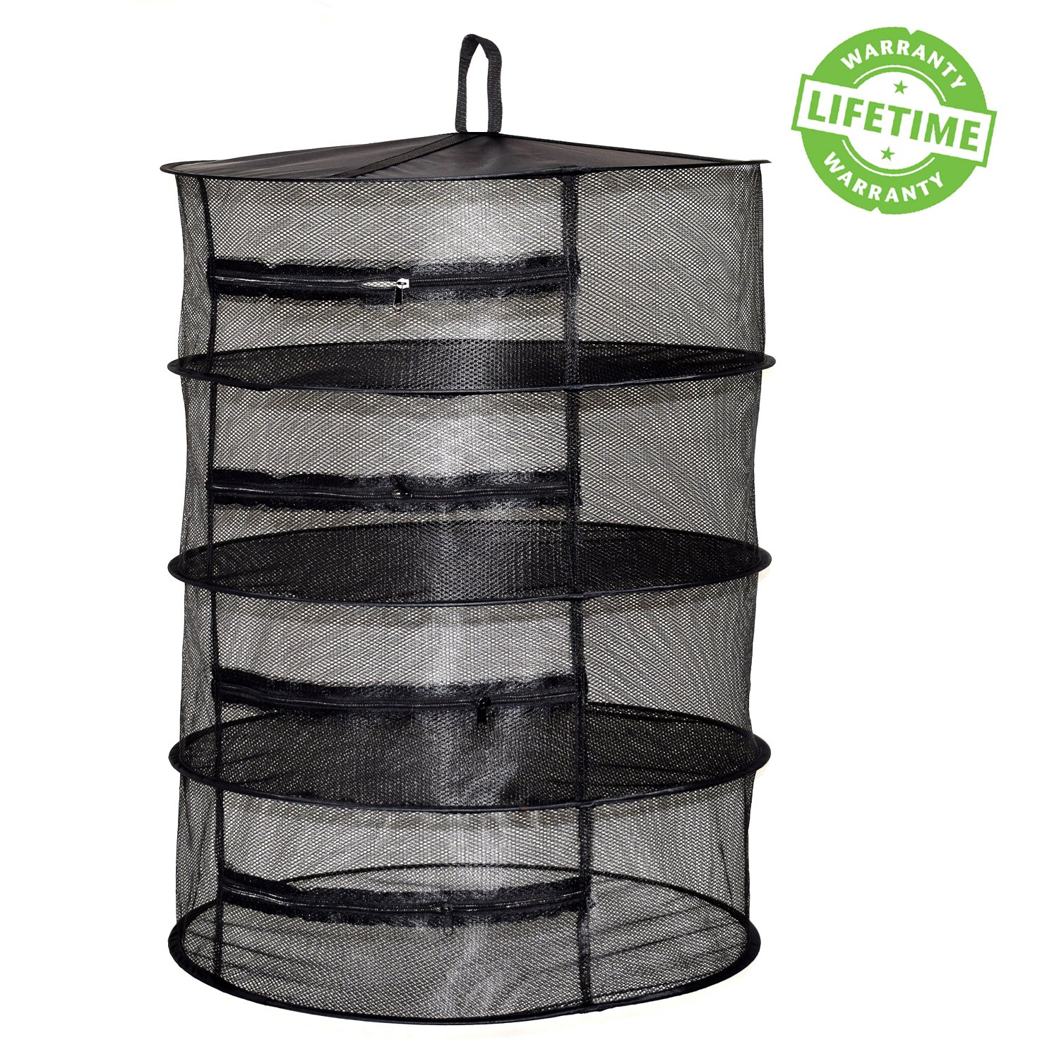 4 Layer Food Dehydrator Rack Tray Hanging Solar Herb Dryer Jerky Meat