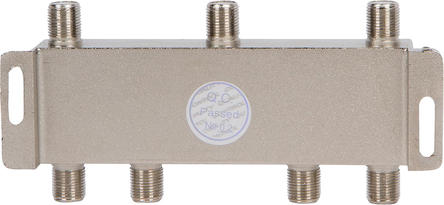 BAMF 6-Way Coax Cable Splitter Bi-Directional MoCA 5-2300MHz: Home Audio & Theater