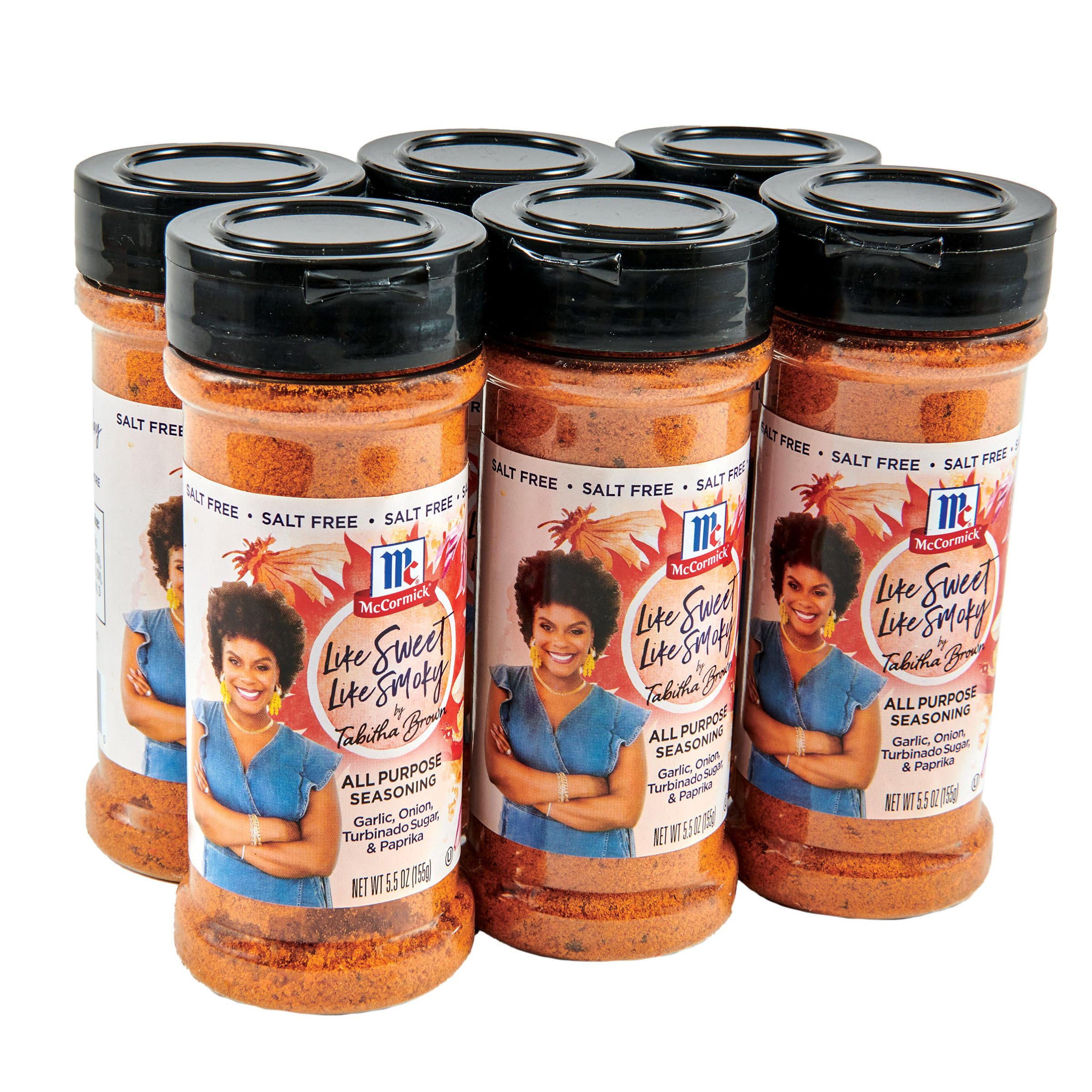 McCormick Like Sweet Like Smoky All Purpose Seasoning by Tabitha Brown, 5.5 oz (Pack of 6) Image