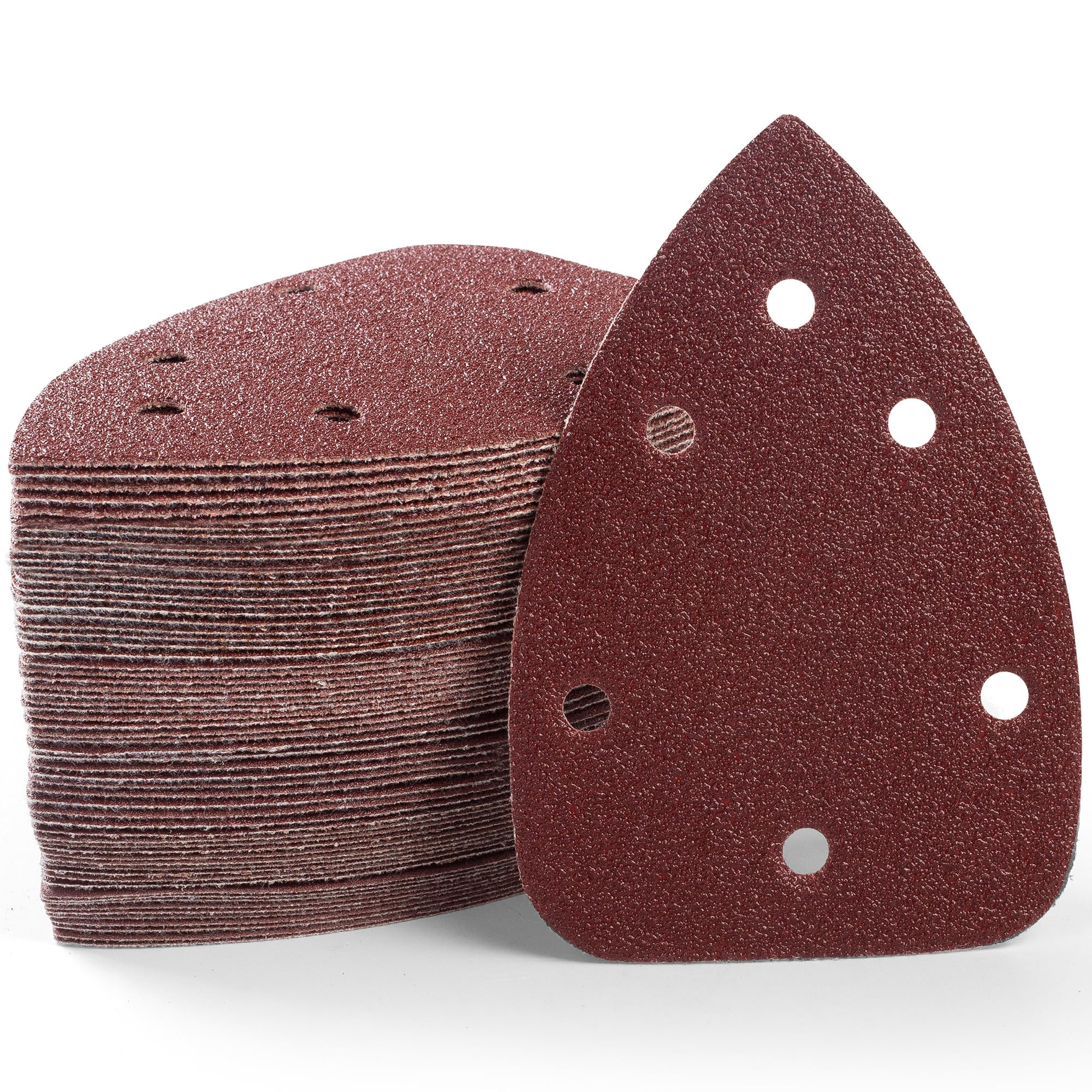 Photo 1 of S SATC 60 PCS Mouse Sander Sandpaper 6 Holes Detail Sander Sandpaper Palm Sander Paper Hook and Loop Mouse Sanding Pads Assorted 60/80/100/120/180/240 Grit