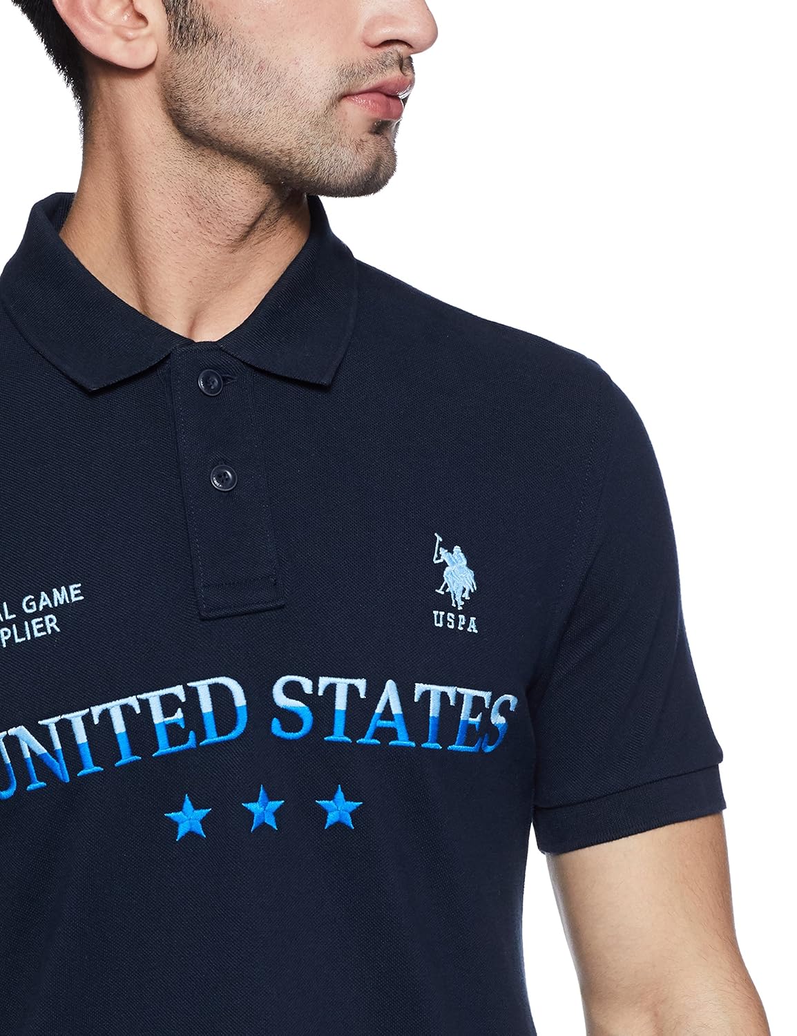 us polo association men's solid regular fit polo