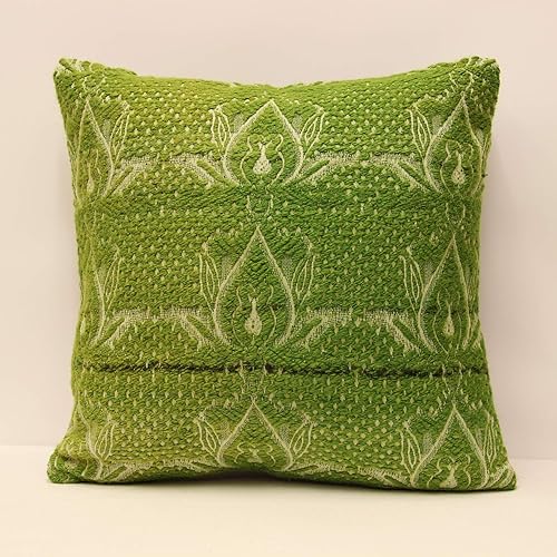 Amazon Com Turkish Texteil Pillow Cover 18x18 Ethnic Pillow Chair Pillow Accent Pillow Throw Pillow Bolster Pillow Sofa Decor Home Kitchen Sofa Pillow Covers Decorative Pillow Home Decor Boho Pillow Vintage Handmade