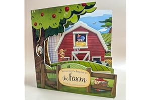 Discovering the Busy Life on the Farm (Happy Fox Books) Board Book Teaches Kids Ages 3-6 About Farming Life, Exploring with Each Page, plus Educational Facts and Vocabulary Words (Peek Inside)