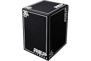 REP FITNESS 3-in-1 Soft Plyo Box – Safe for Shins - Non-Slip Multi-Use Plyometric Box for Jumping, Conditioning, and Strength Training – Choose from 3 Different Sizes