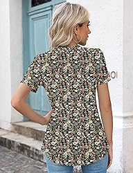 Kistore Womens Fashion Plus Size Short Sleeve Crew