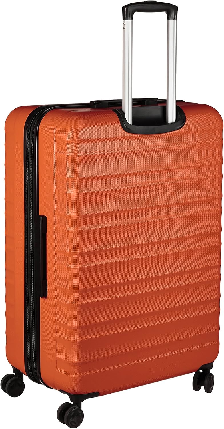Amazon Basics Hardside Expandable Luggage Set (Small + Medium + Large), ABS Travel Luggage with 4 Double Spinner Wheels - Image 3