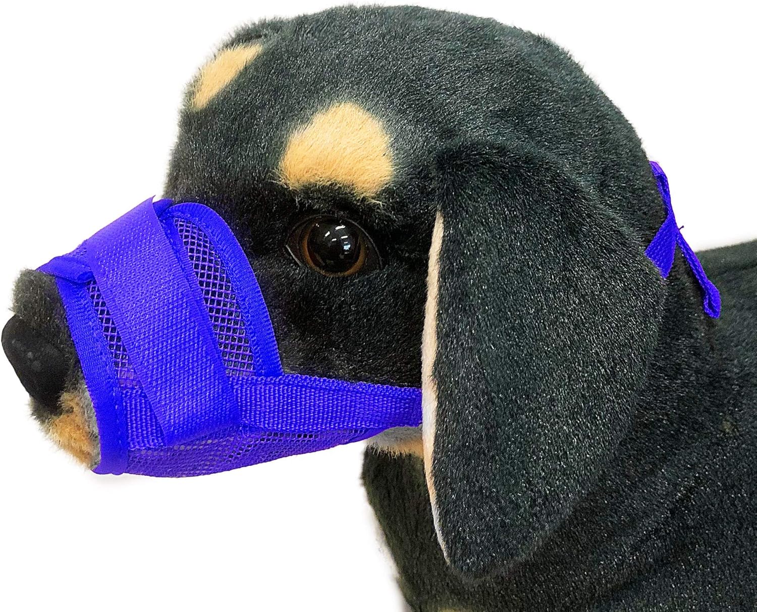 YAODHAOD Nylon Mesh Breathable Dog Mouth Cover, Quick Fit Dog Muzzle with Adjustable Straps,Pet Mouth Cover - Image 3