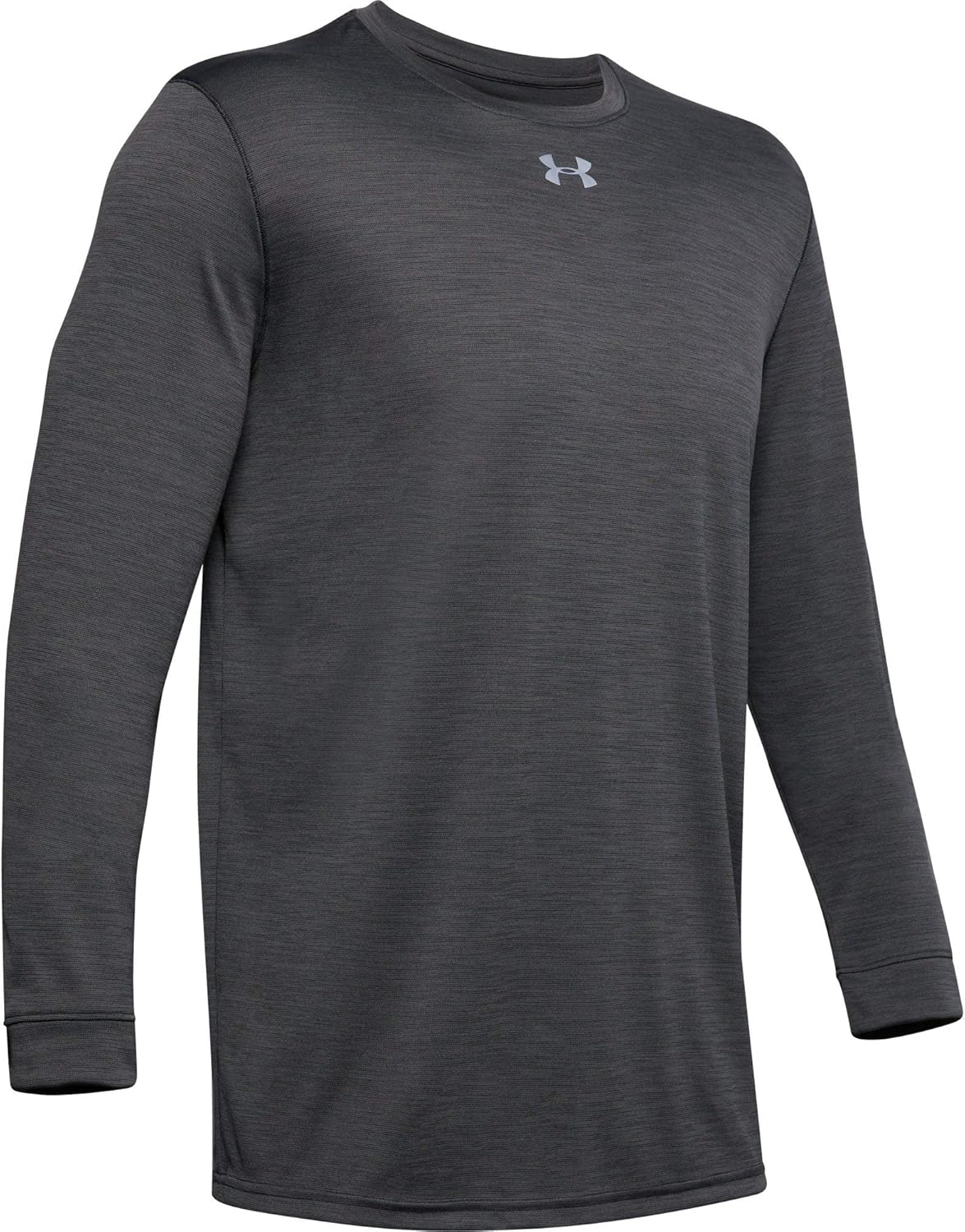 Under Armour Mens UA Locker 2.0 Long Sleeve Shirt Large, Black Heather