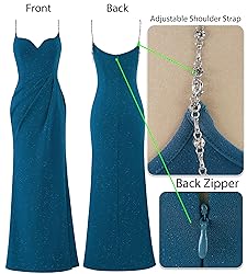 VFSHOW Womens 2025 Formal Prom High Slit Ruched