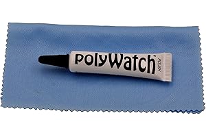 Polywatch Poly Watch Plastic Crystal Glass Polish & Scratch Remover Repair Tool With Blue Cloth