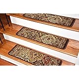 Brown stair treads