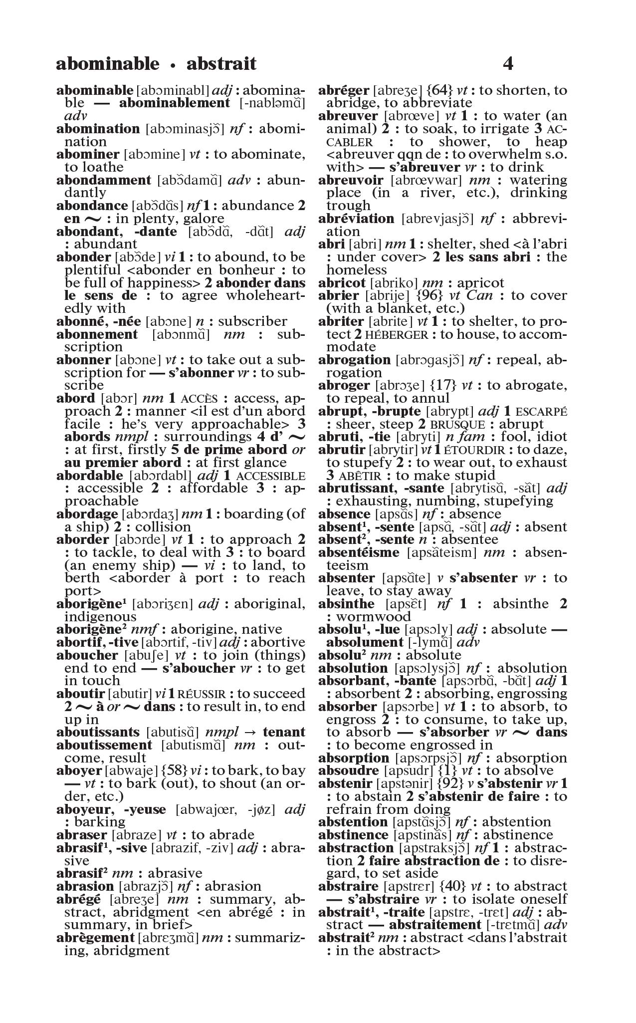 Merriam-Webster's French-English Dictionary, Newest Edition, Mass-Market Paperback (English & French Edition) (English and French Edition) Jan 1, 2000