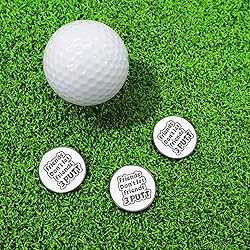 FINGER TEN Golf Ball Markers 3 Pcs with 3 Pack Hat