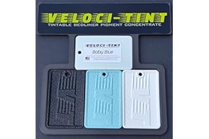 Veloci-Tint Raptor Liner Tintable Bedliner Pigment Concentrate 2oz Pouch 160+ Colors Available (Baby Blue)