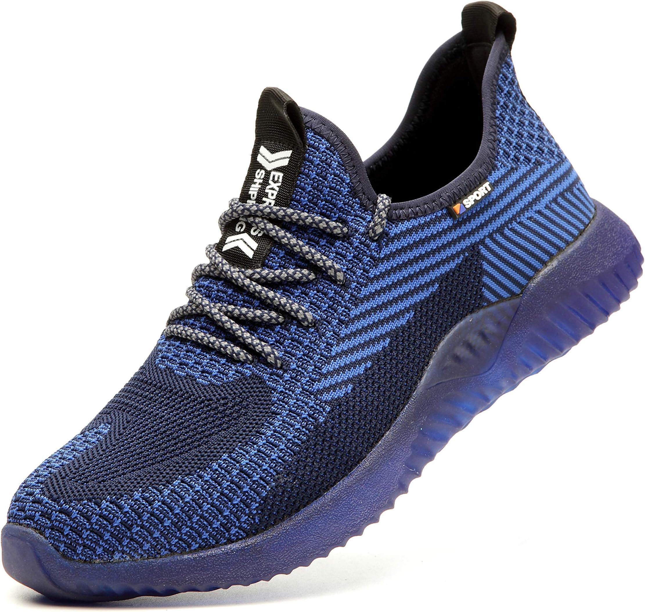 Safety Shoes Steel Toe Trainers Lightweight Work Shoes Non Slip Work Sneakers for Men Women