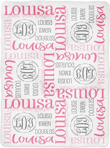 custom name baby blanket