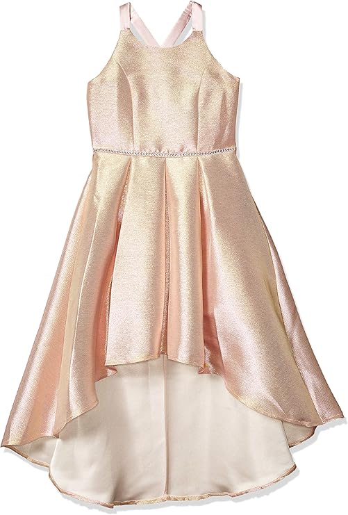 Speechless Girls' Sleeveless HighLow Party Dress Clothing
