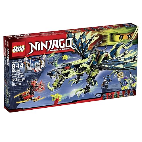 LEGO Ninjago 70736 Attack of The Morro Dragon Building Kit in