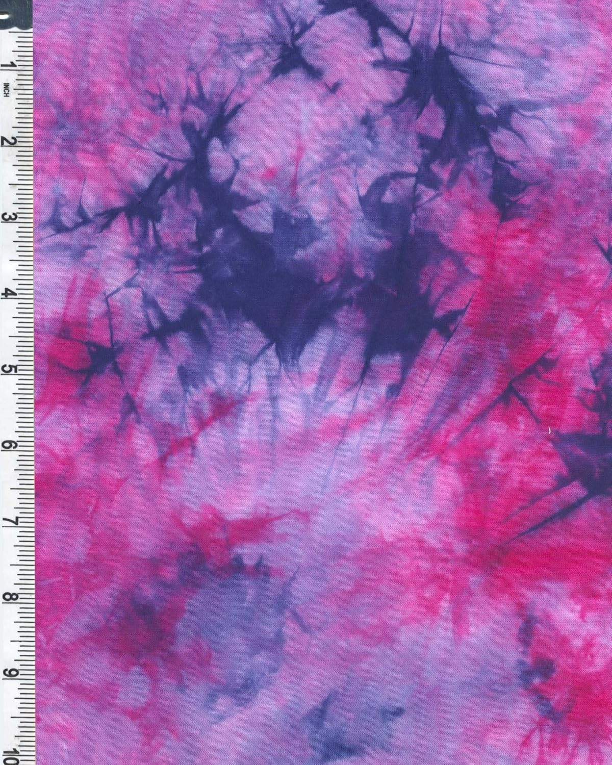 Rayon Jersey Knit Tie Dye Print Fabric By The Yard, Purple Magenta 835