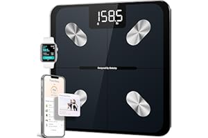 Etekcity Smart Scale for Body Weight FSA HSA Store Eligible, Bathroom Digital Weighing Scale with BMI, Body Fat, Muscle Mass,
