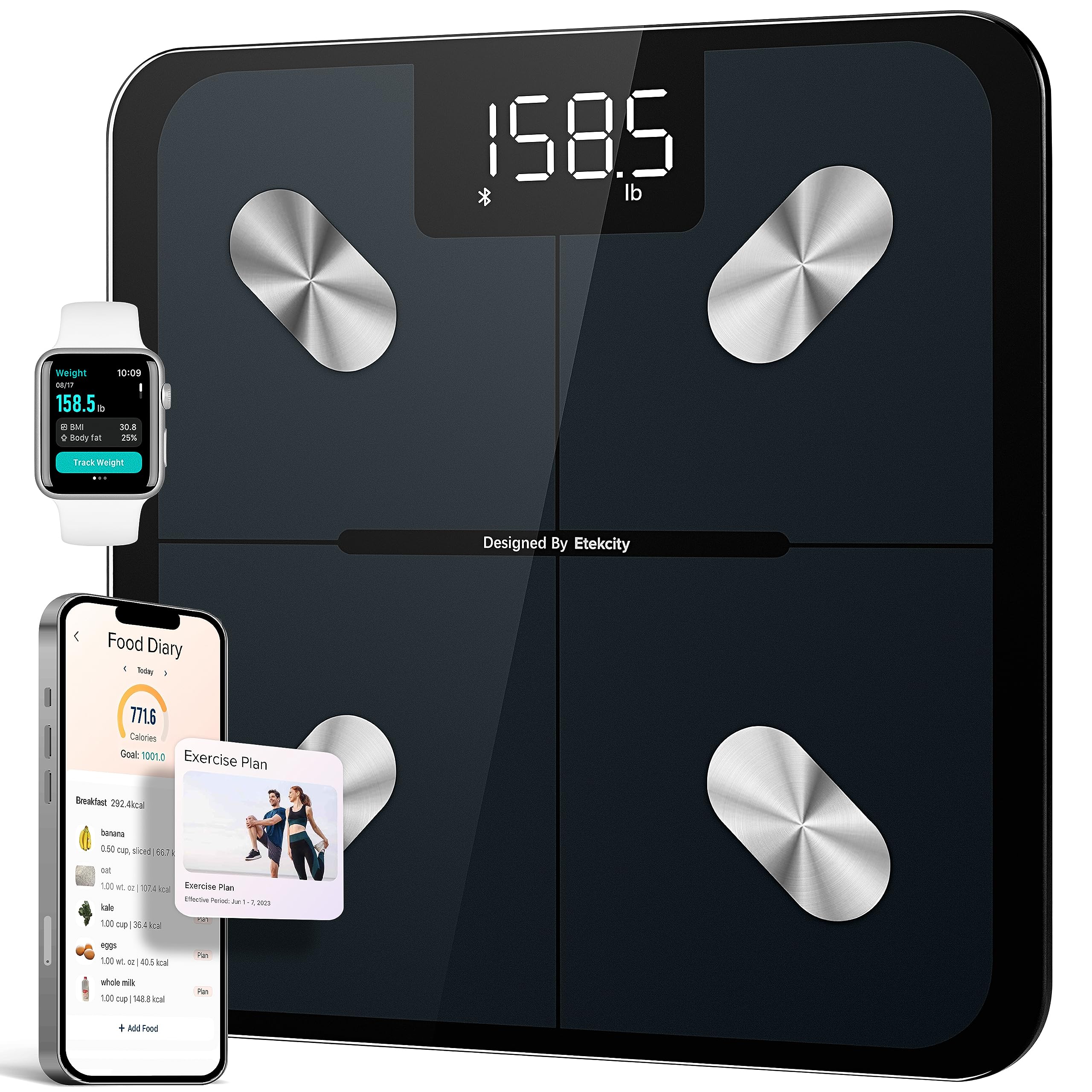 Mua Smart Scale for Body Weight FSA HSA Store Eligible, Bathroom