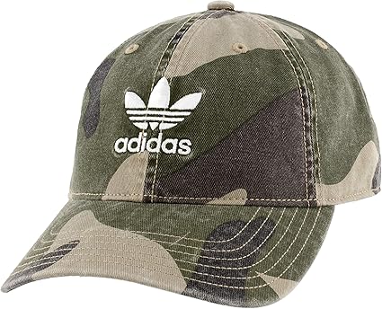 adidas trefoil camo strapback hat