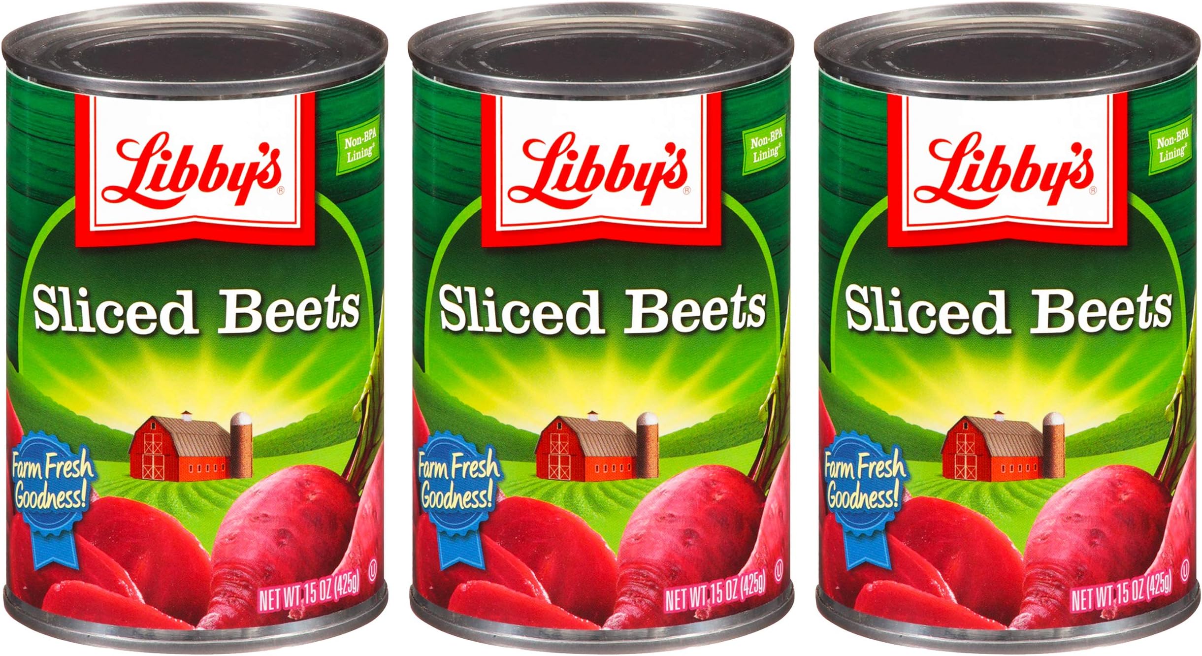 3 Set Libby's Canned Vegetables 3 Pack Bulk Bundle Canned Sliced