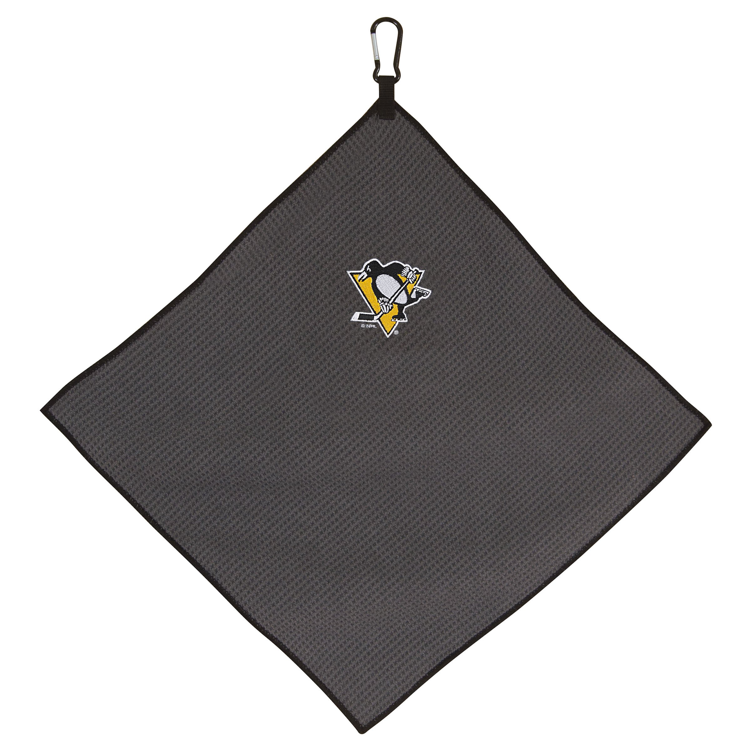 Team Effort Pittsburgh Penguins 15" x 15" Grey Microfiber Towel