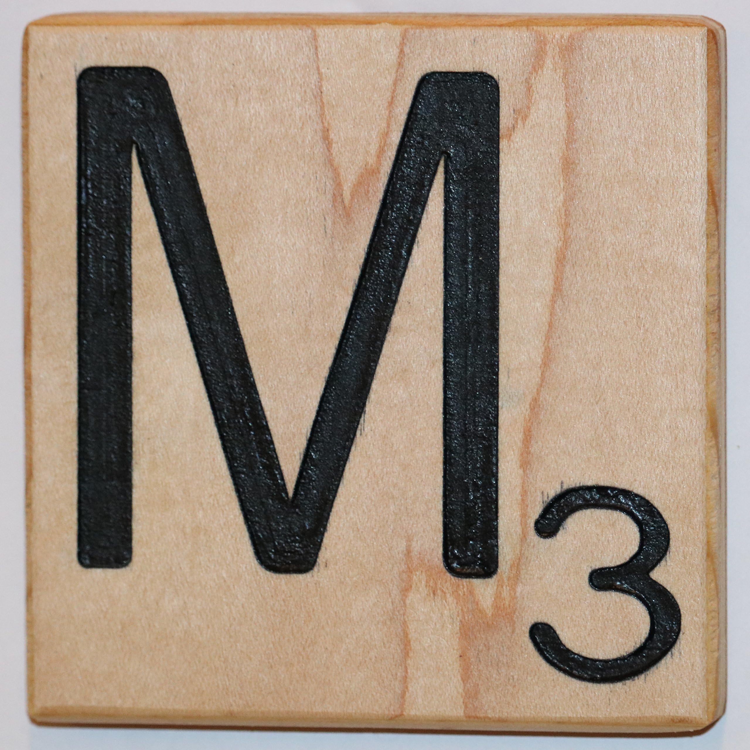 Large Scrabble Letter Tile (5 x 6, M)