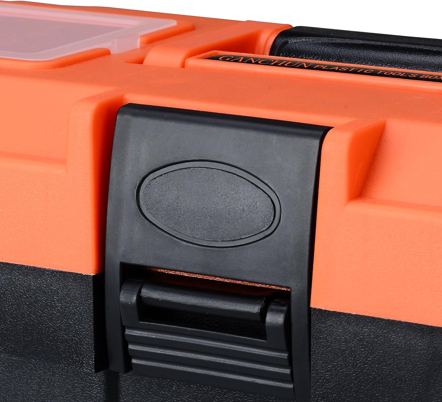 Plastic Tool Box, 14 -inch Portable Tool Box Plastic Toolbox with Removable Tool Tray and Detachable Tool Kit For Craft Storage, Household: Home Improvement