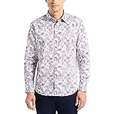Robert Graham Men's Fawley Long Sleeve Woven Button Down Shirt, Multi, Medium