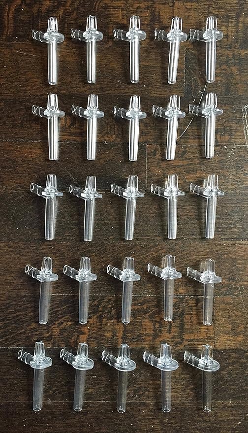 Amazon Com Disposable Maple Spiles Pack Of 25 Clear One Year Sap Taps Zero Residual Bacteria 5 16 Tree Saver Seasonal Spouts Food Grade Plastic Maple Syrup Sugaring Tapping Supplies Kitchen Dining