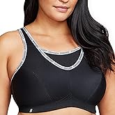Full Figure Plus Size No-Bounce Camisole Sports Bra Wirefree #1066