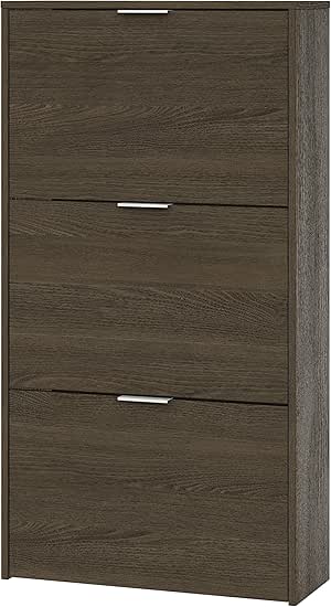 Habitdesign LC7877E - Zapatero 3 Puertas, Zapatero Estrecho Capacidad