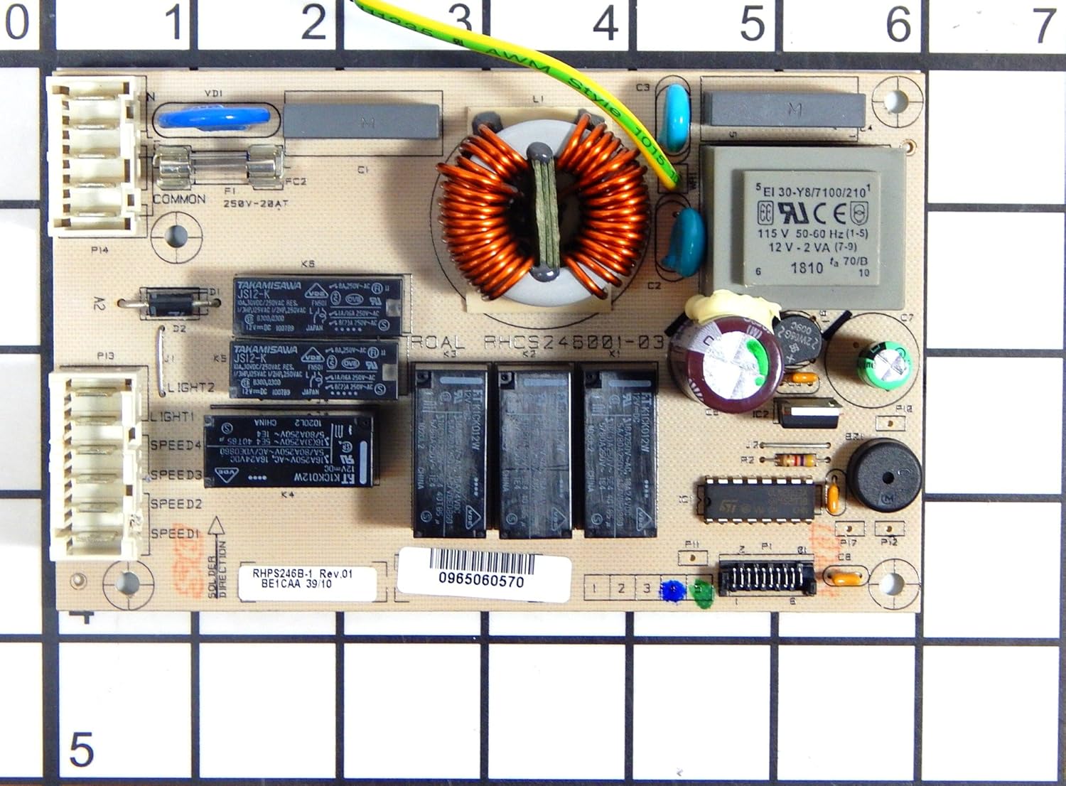 Electrolux Frigidaire 5304464263 Island Range Hood Power Supply Board