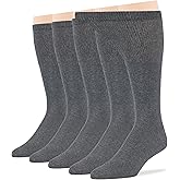 7BIGSTARS KINGDOM Men Diabetic Non-Binding Fashion Cotton Socks-5 Pack Large/XL