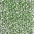 CQURE 48 Pcs 336Ft Artificial Ivy Fake Vines,Ivy Garland Greenery Garland Fake Hanging Plants Vines Green Leaves for Bedroom Wedding Garden Wall Room Decor