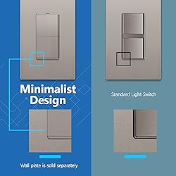 LIDER Minimalist Design Matte Finish Lighted Double