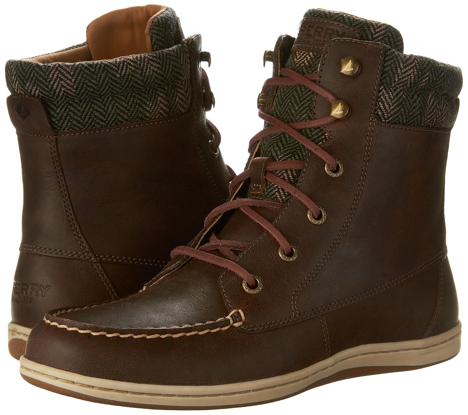 sperry bayfish brown boot