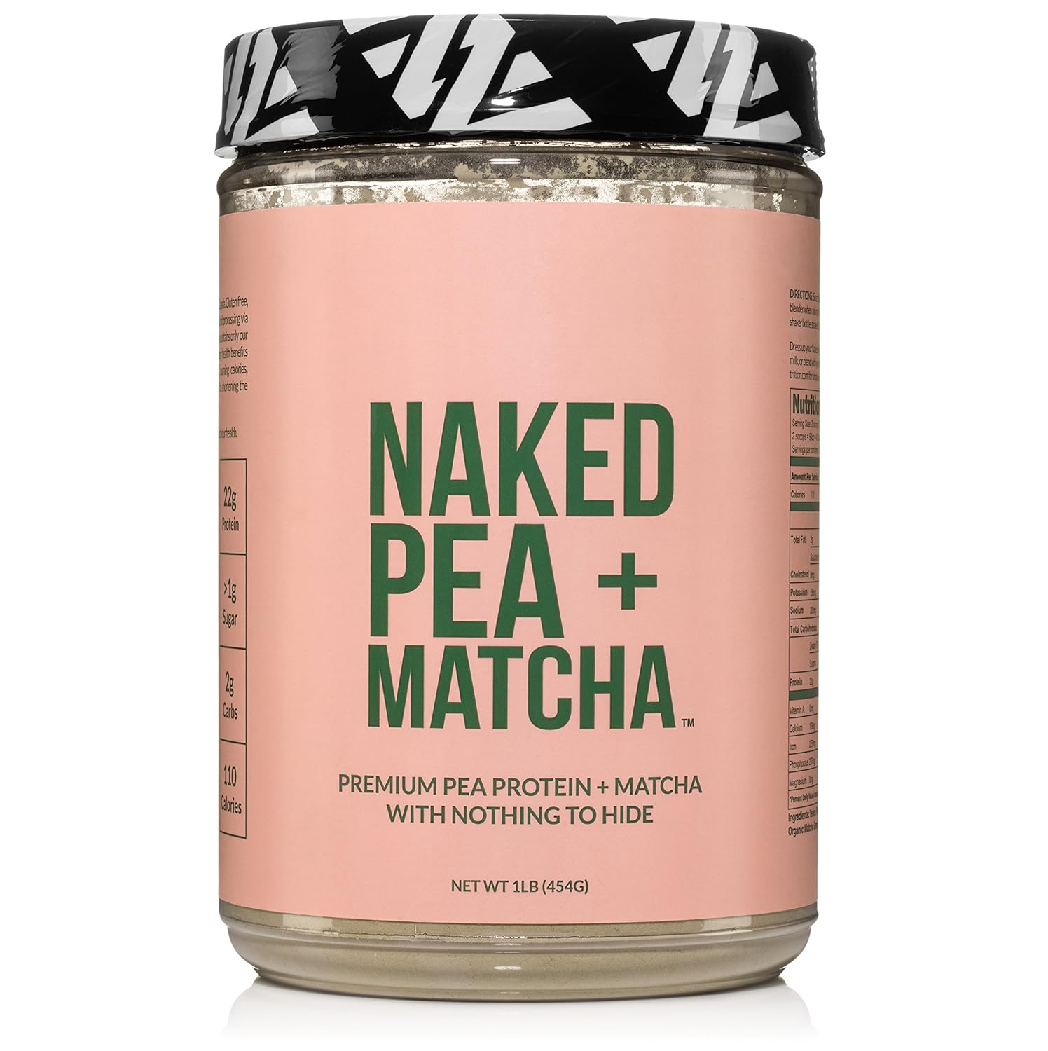 LESS NAKED PEA - VANILLA PEA PROTEIN - Pea Protein Isolate from North American Farms - 5lb Bulk, Plant Based, Vegetarian & Vegan Protein. Easy to Digest, Non-GMO, Gluten Free, Lactose Free, Soy Free: Grocery & Gourmet Food