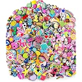 Fancharms 30/1000Piece Premium Charm Collection - Mix &amp; Match Fun for Every Style, No Duplicates,Universal Fit, Easy Install for Sneakers, Sandals &amp; Wristbands, Ideal Gift Set for Adults &amp; Teens