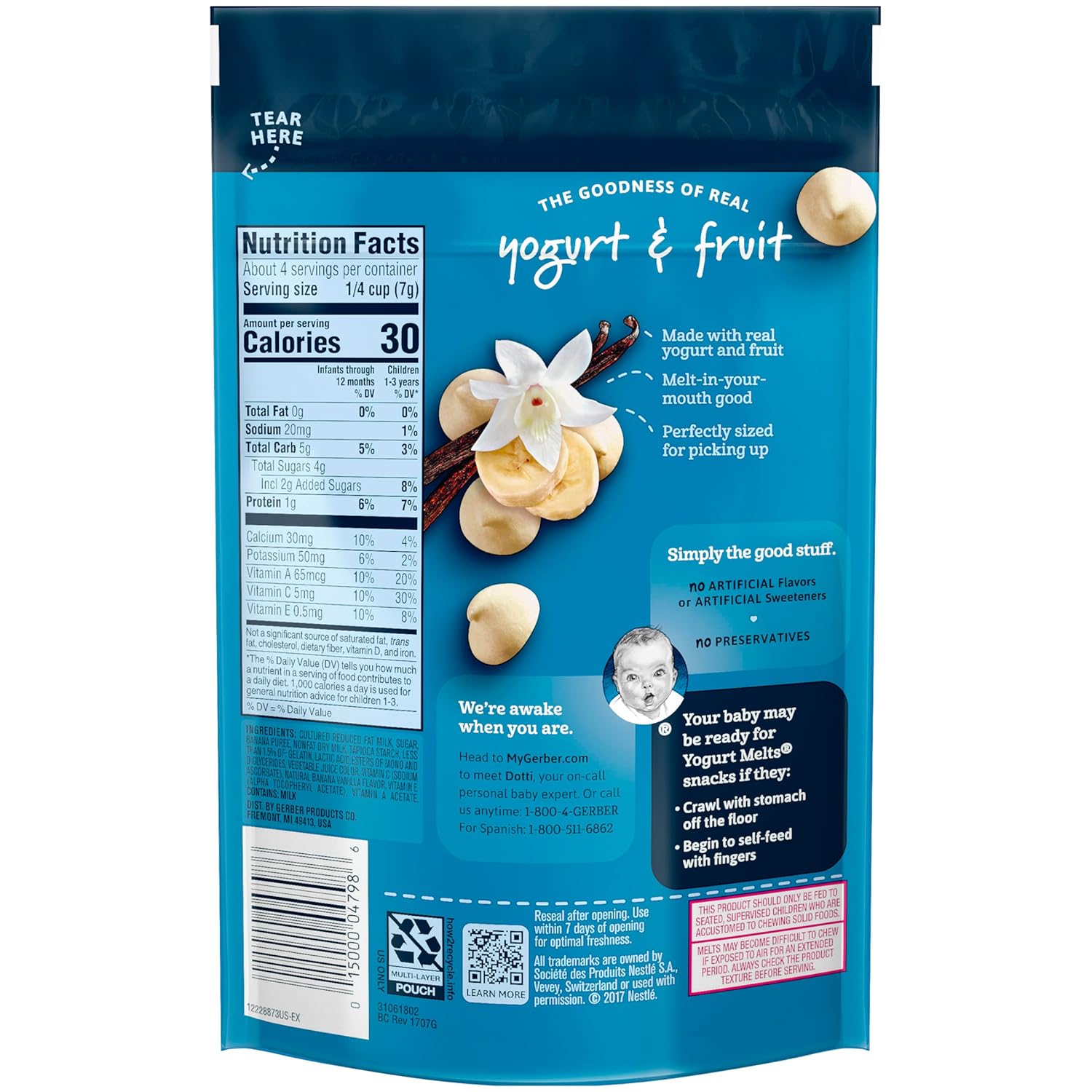 gerber banana yogurt